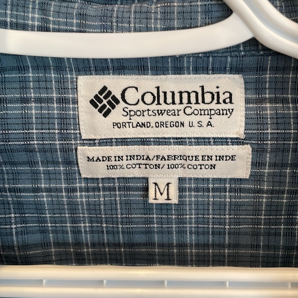 Columbia Plaid Cotton Shirt - Picture 3 of 5